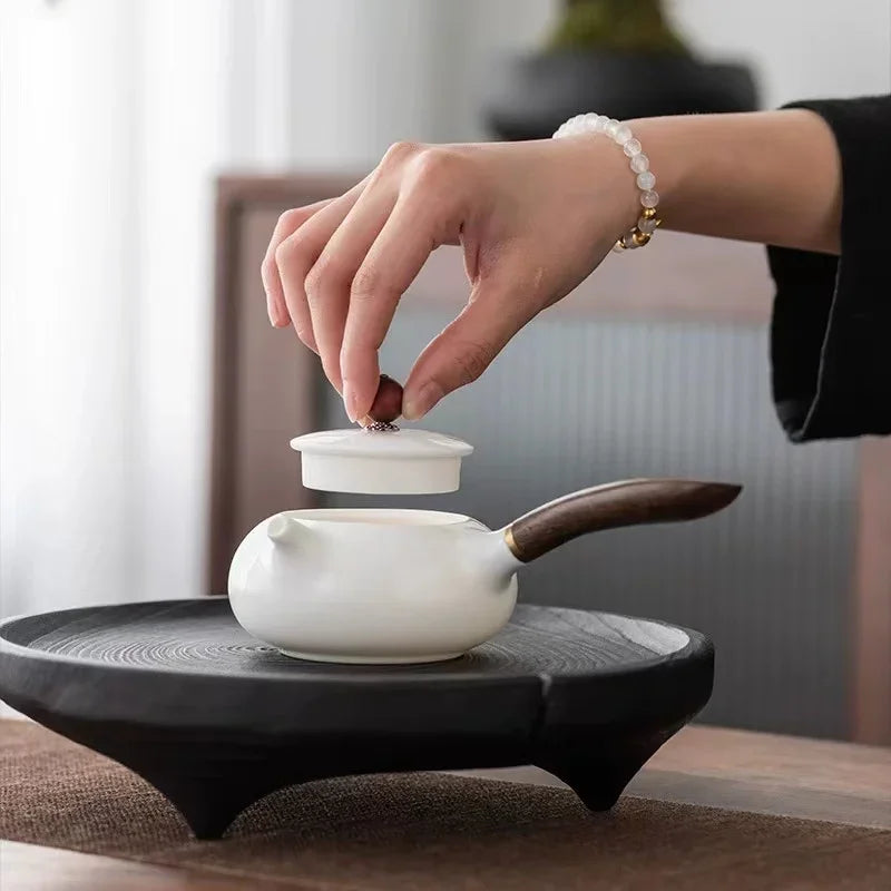 Household Ceramic Kung Fu Teapot Side handle pot Longdan Pot Xishi Pot Bubble Teapot, Chinese Tea Pot