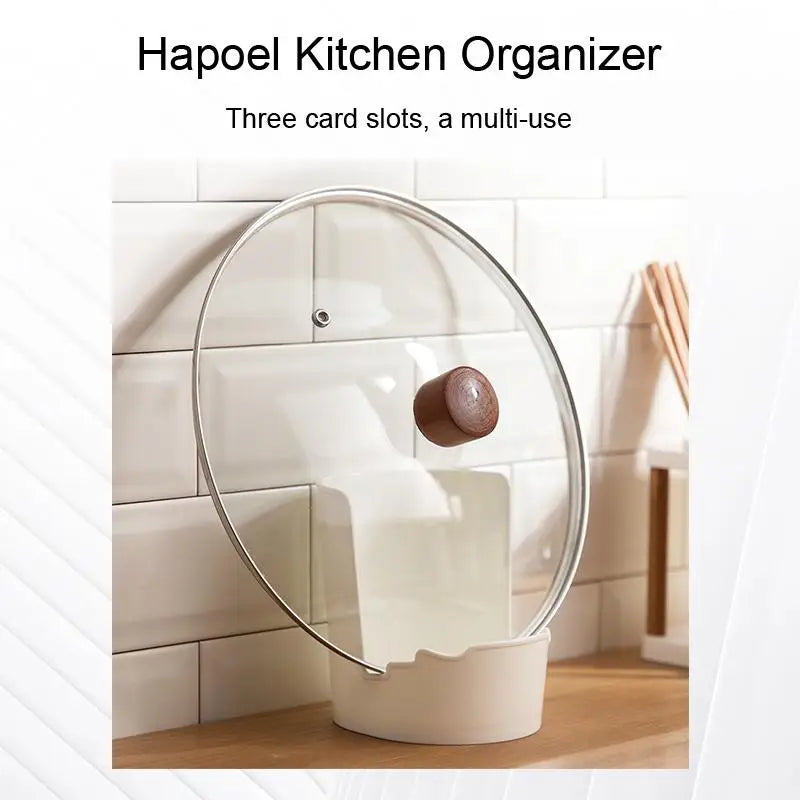 CHAHUA Kitchen Storage Rack Cutting Board No Punching Chopping Board Pots Pan Spices Utensils Multifunctional Sitting Floor Rack