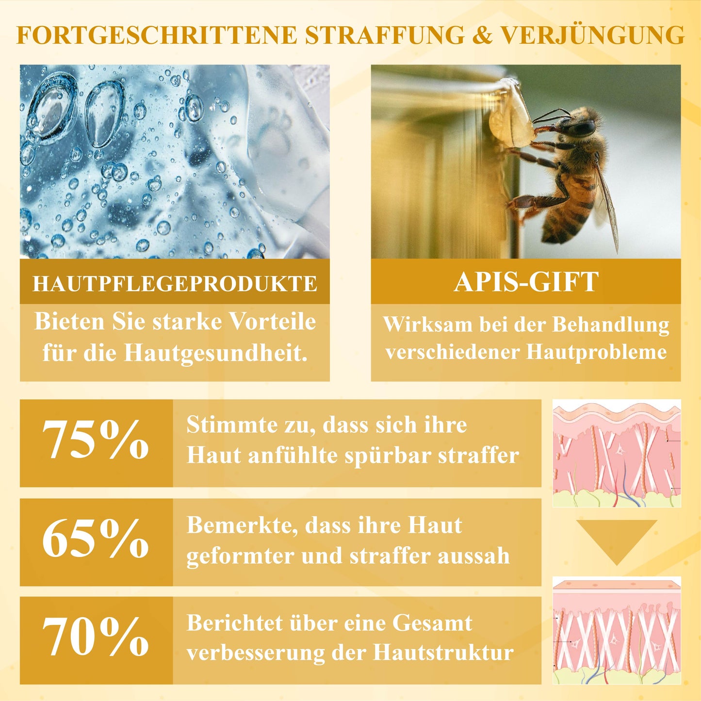 ApisDerm™ BotoxBee Fortschrittliche Multi-Aktions Straffungscreme