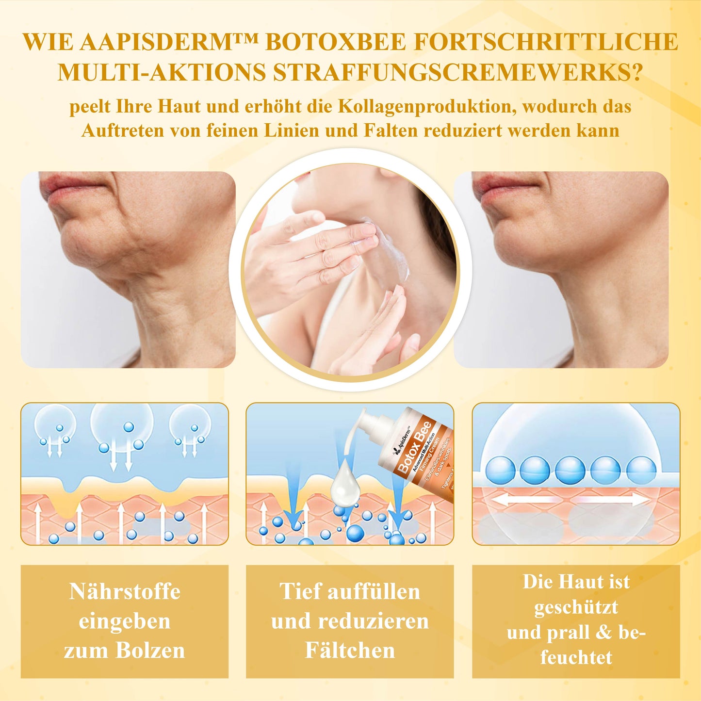 ApisDerm™ BotoxBee Fortschrittliche Multi-Aktions Straffungscreme