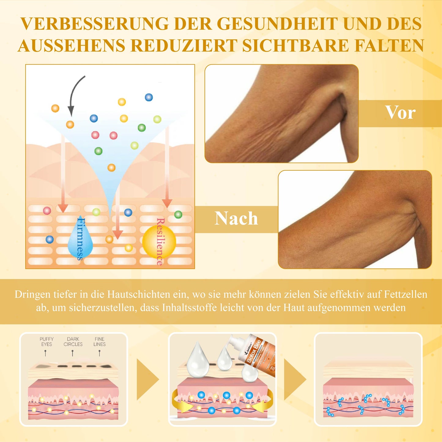 ApisDerm™ BotoxBee Fortschrittliche Multi-Aktions Straffungscreme