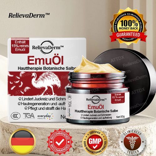 RelievaDerm™ EmuÖl Hauttherapie Botanische Salbe