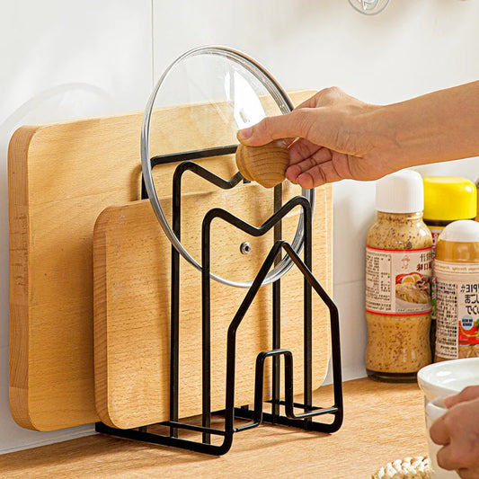 Cutting Board Rack Stable Minimalist Space Saving Chopping Board Organizer Chopping Board Organizer Kitchen Storage Rack